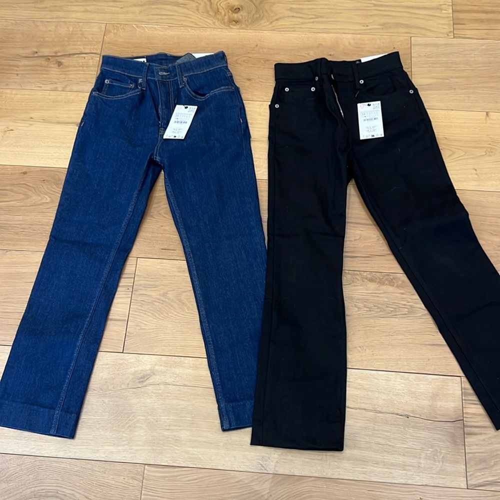 ZARA cropped high rise jeans bundle